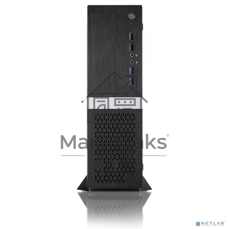 Компьютерный корпус Foxline FL-211-TFX300S с блоком питания 300Вт, mATX case, black, w/PSU TFX 300W, w/2xUSB2.0+2xUSB3.0, w/pwr cord, w/ 8cm FAN