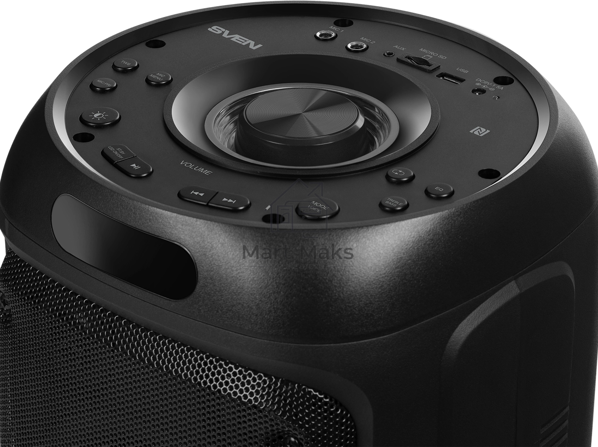 Мобильные колонки Sven PS-770 2.0 черный 2x50W Bluetooth