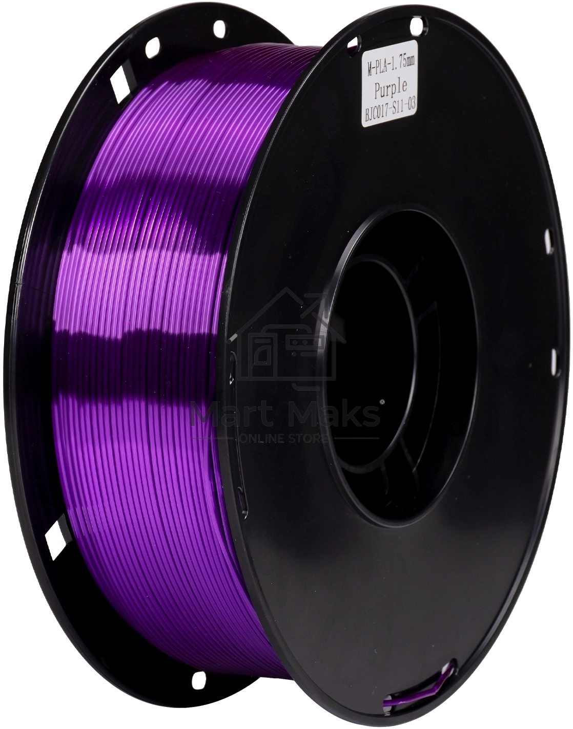 Пластик для принтера 3D Cactus CS-3D-PLA-1KG-S-PURP PLA SILK d1.75мм 1кг L326м 1цв.