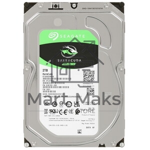 Жесткий диск HDD Seagate BarraCuda 2Tb 7200rpm SATA 256Mb 3.5