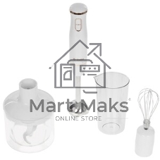 Блендер погружной Delta DL-7062B белый, 1200 Вт, 2 скорости
