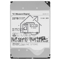 Жесткий диск SAS 22TB 7200RPM 12Gb/S 512MB DC HC580 WUH722422AL5204_0F62791 WESTERN DIGITAL