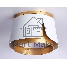 Светильник Ambrella light TN71221 WH/GD белый/золото GX53 D100*66