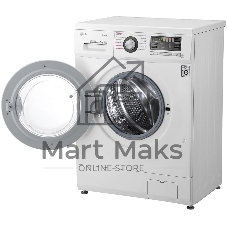 Стиральная машина LG F12M7NDS1 белый, загрузка фронтальная 6 кг, 1200 об/мин, класс A