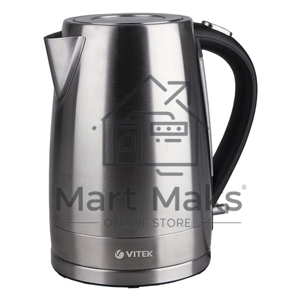 Чайник электрический Vitek VT-7000 1.7л. 2200Вт серебристый (корпус: металл)