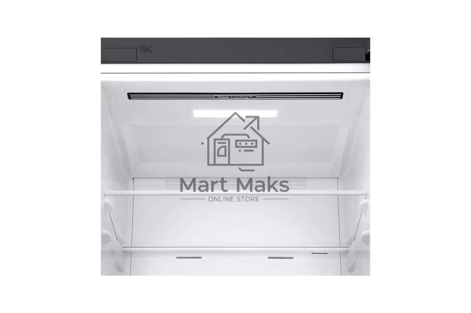 Холодильник LG GA-B509CLSL графитовый двухкамерный 277/107л морозилка снизу, No Frost