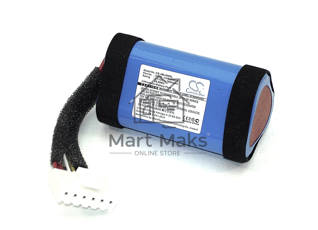 Аккумуляторная батарея CameronSino CS-JML400SL для JBL Charge 4 3.7V 7800mAh 28.86Wh