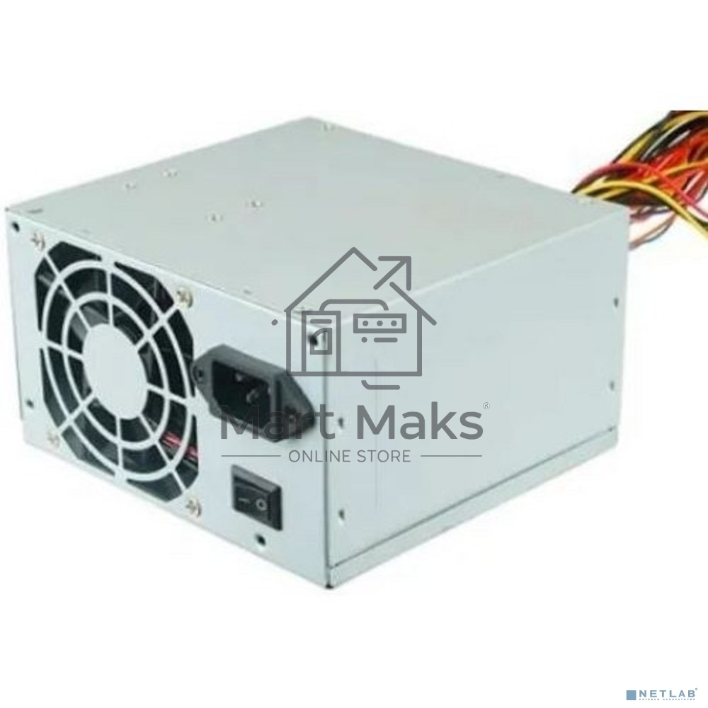 Блок питания Foxline Power Supply (FZ450), 450Вт, 80мм, серебряный