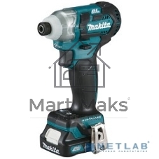 Шуруповерт Makita TD111DWAE, 10,8 В, 2 Ач, 135 Нм, бесщеточный, ударный