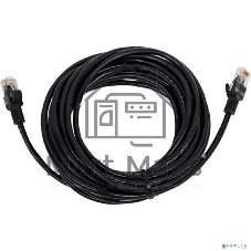 Патч-корд медный UTP Cablexpert PP10-5M/BK cat.5e, 5м, литой, многожильный, черный