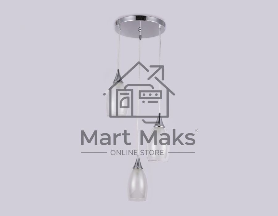 Светильник Ambrella light TR3548/3 CH/CL хром/прозрачный E14 max 40W 370*130*1000