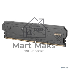 Оперативная память Netac Shadow III, DDR4, 16GB (1x16GB), 3200 MHz, CL16, с радиатором