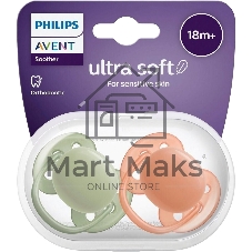Пустышка Philips Avent ultra soft, 2 шт
