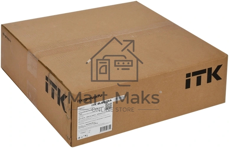Источник бесперебойного питания ITK Electra ELR-1000VA-1-004 600Вт 1000ВА черный