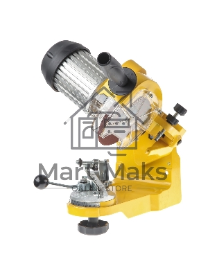 Станок заточный CHAMPION  C2001 электрический (ПРОФ) для пильных цепей, мощность 230Вт, диск диаметром 145мм, скорость вращения 3000 об/мин, толщина диска 3,2мм, посадочный диаметр 22,5мм, угол наклона диска 0-40, расстояние между направляющими 1,1-2мм, у