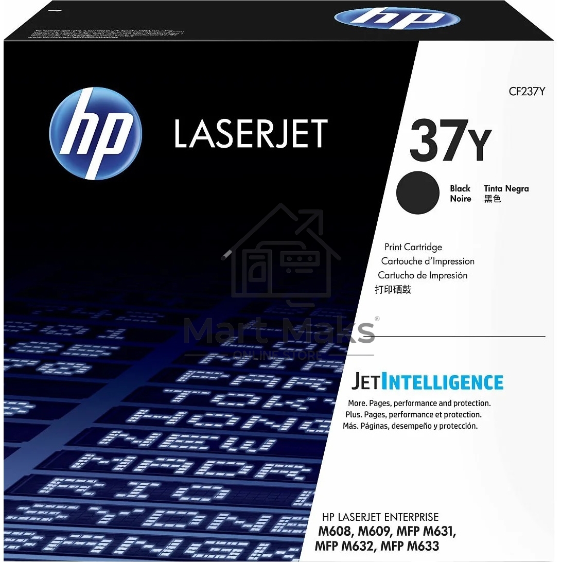 Картридж лазерный HP 37Y черный увеличенной емкости для HP LJ Enterprice MFP M631/ M632/ M633 41000 стр