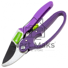 Секатор прямого реза Palisad 200 мм, храповой механизм, металлические обрезиненные рукоятки