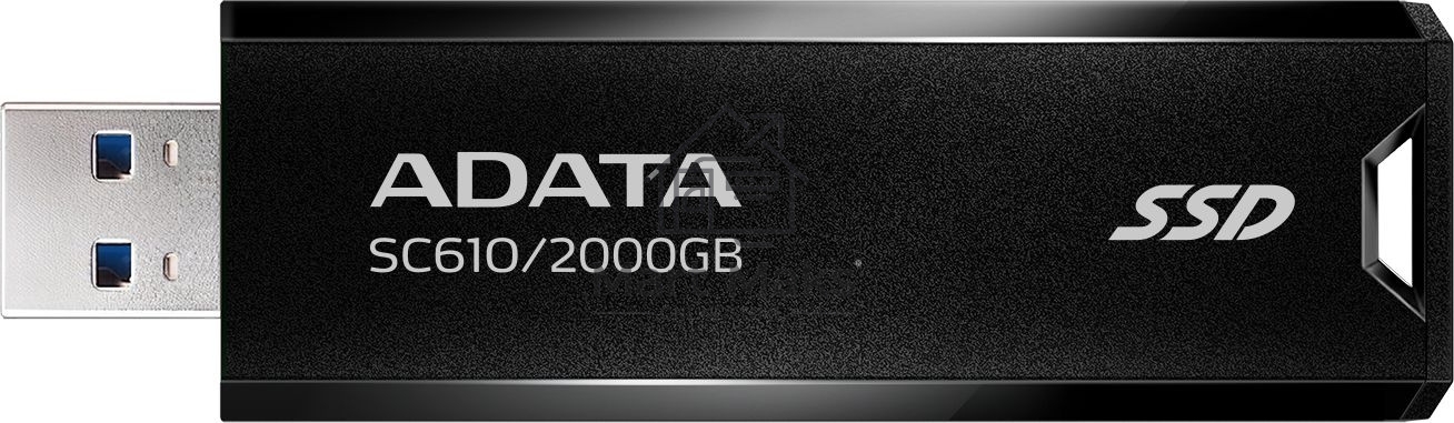 Накопитель SSD внешний USB 3.2 2TB BLACK SC610-2000G-CBK/RD ADATA