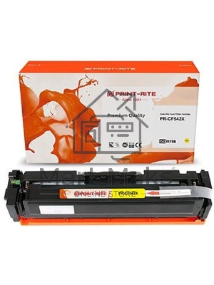 Картридж лазерный Print-Rite TFHB34YPU1J PR-CF542X CF542X желтый (2500стр.) для HP LJ M254dw/M280nw/M281fdn