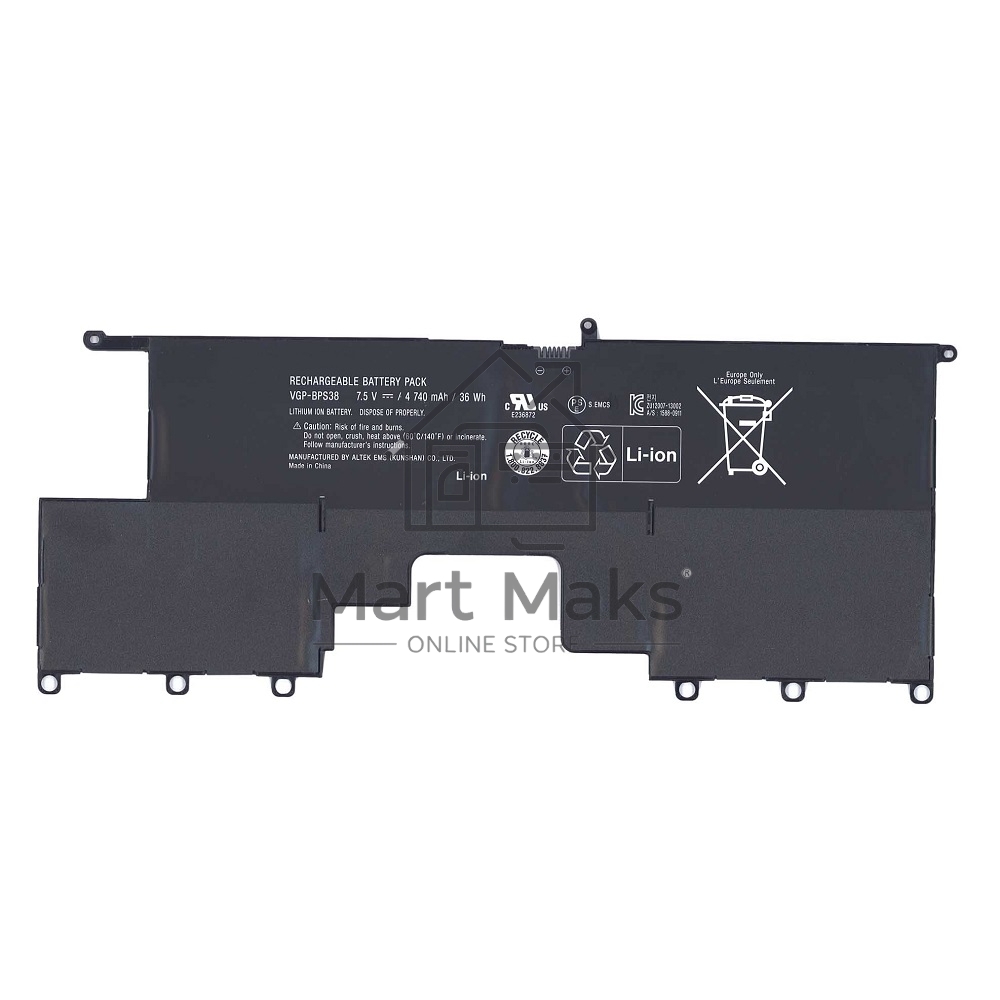 Аккумуляторная батарея для ноутбука Sony Vaio SVP13 7.5V 36Wh