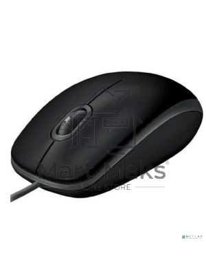 Мышь проводная Logitech M110 Silent черный, 1000 dpi, USB, кнопки - 3
