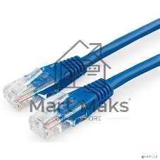 Патч-корд медный UTP Cablexpert PP10-2M/B cat.5e, 2м, литой, многожильный, синий