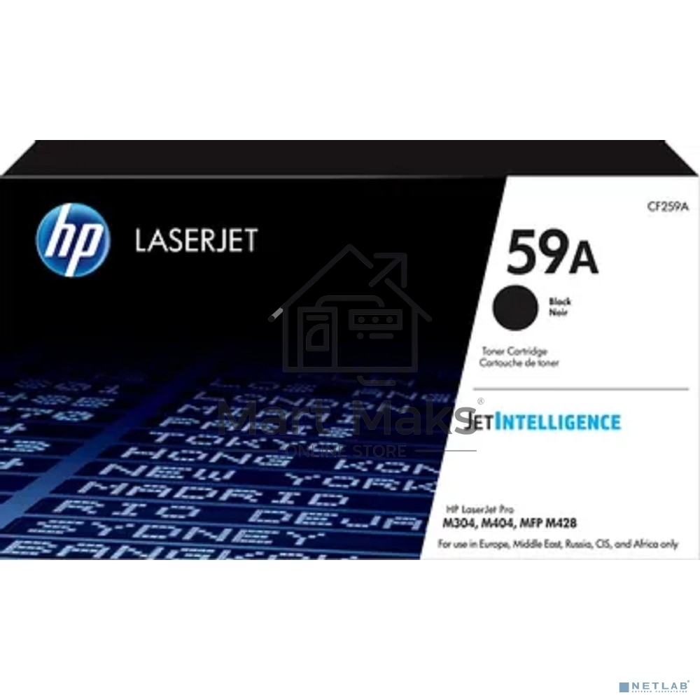Картридж лазерный 59A для HP LJ M304/M404/MFP M428, 3К черный CF259A(3000 стр)