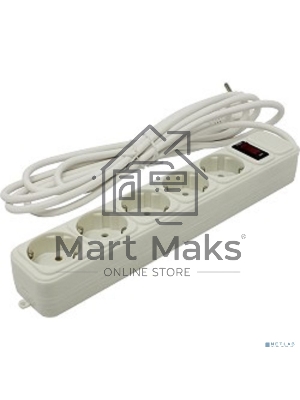 Сетевой фильтр Exegate SP-5-3W (5 розеток, 3м, евровилка, белый)