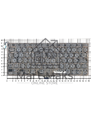 Клавиатура для ноутбука MacBook Air A1304 A1237 13.3 черная большой ENTER
