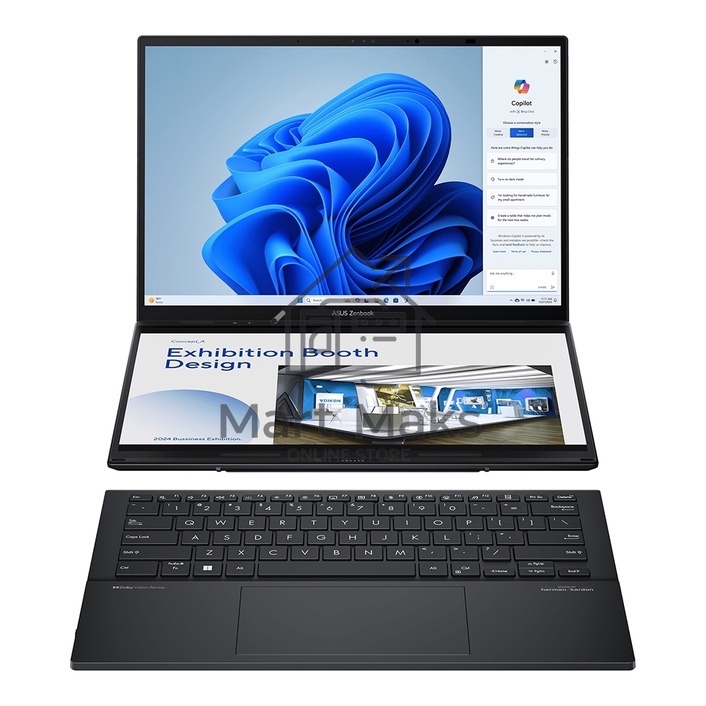 Ноутбук ASUS UX8406CA-QL211X Duo Touch 14+14