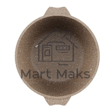 Кастрюля Мечта 45806 Гранит brown 5,0 л со стеклянная крышка