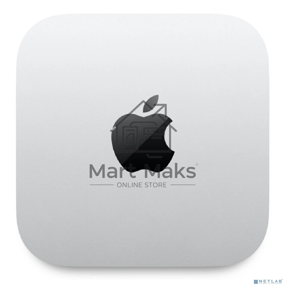 Компьютер Apple Mac Mini 2024 [Z1CG0002Y] Silver {M4 10C CPU 10C GPU/24Gb/512Gb SSD/рекоменд.переходник 1979059/1991284}
