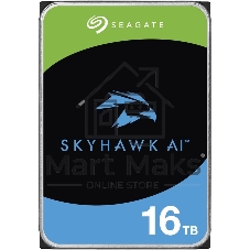 Жесткий диск HDD Seagate SkyHawk AI 16Tb 7200rpm SATA 512Mb 3.5