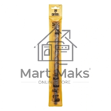 Бур по бетону Denzel двойная спираль, Cobalt W-tip, 16x260 мм, SDS PLUS