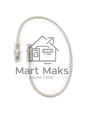 Патч-корд UTP Cablexpert кат.5e, 0.5м, литой, многожильный (серый)