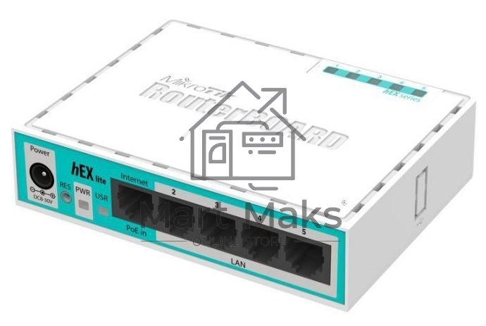 Маршрутизатор MikroTik RB750r2 hEX lite 5x10/100 Mbps