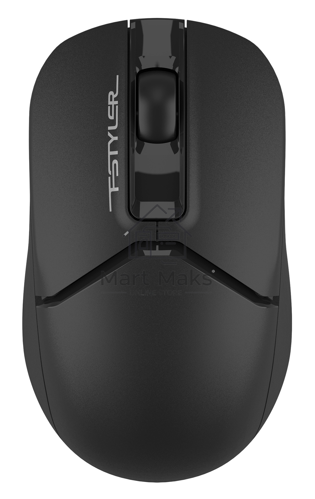 Мышь беспроводная A4Tech Fstyler FG12 черный, 1200 dpi, радиоканал, USB, кнопки - 3