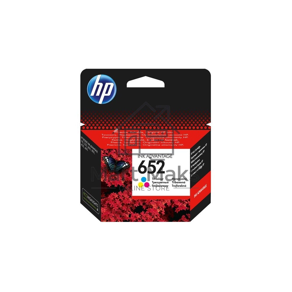Картридж струйный HP №652 (F6V25AE) черный, 360 стр., для DJ IA 1115/2135/3635/4535/3835/4675