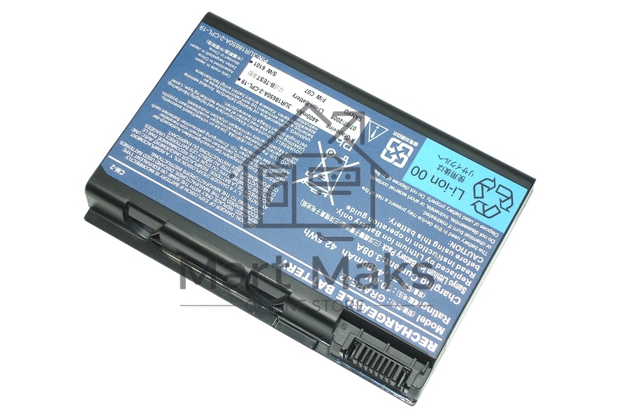 Аккумуляторная батарея для ноутбука Acer Aspire 5100 (BATBL50L6) 10,8-11,1V 5200mAh OEM черный