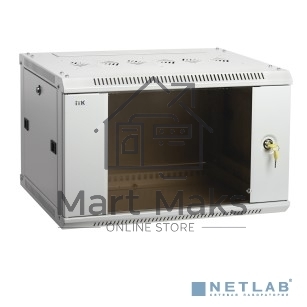 Шкаф LINEA W 15U 600x450 мм дверь стекло, RAL7035 ITK