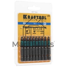 Биты Kraftool профессиональные сталь S10 26124-2-100-10