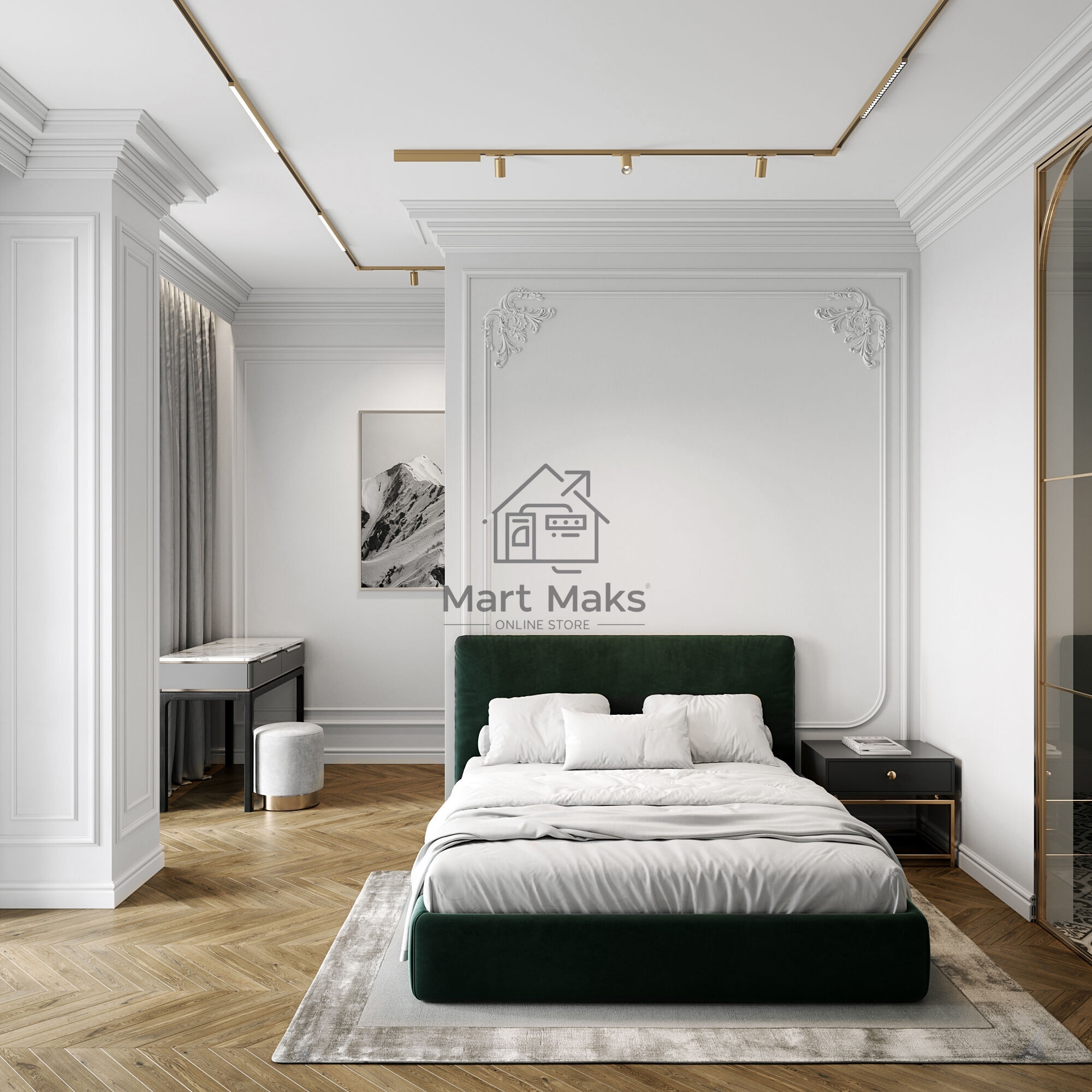 Трековый светильник Brass Line 20W 4000K (латунь) 85529/01
