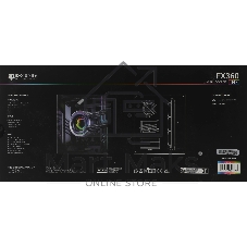 Система жидкостного охлаждения для процессора ID-COOLING FX360 INF черный 120мм алюминий+медь 2000rpm 27.2db 4-pin 350W