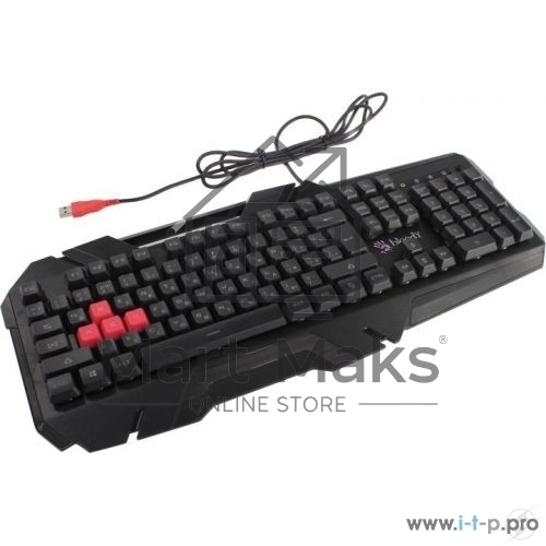 Клавиатура A4tech B150N black USB Gamer LED 1115067