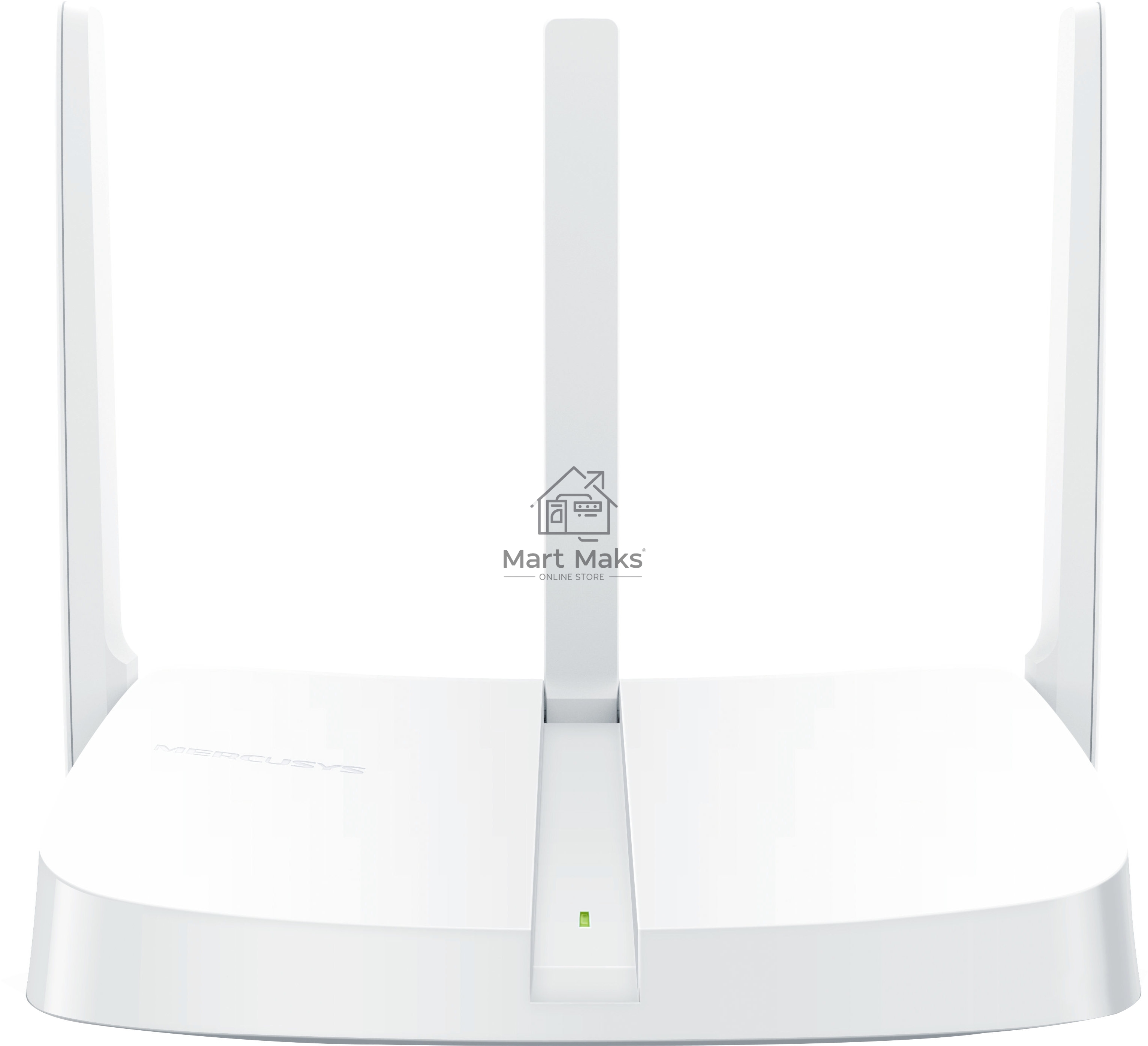 Маршрутизатор Mercusys MW305R Wi-Fi роутер 300 Мбит/с 2,4 ГГц, 1 порт WAN 10/100 Мбит/с + 4 порта LAN 10/100 Мбит/с, 2 фиксированные антенны