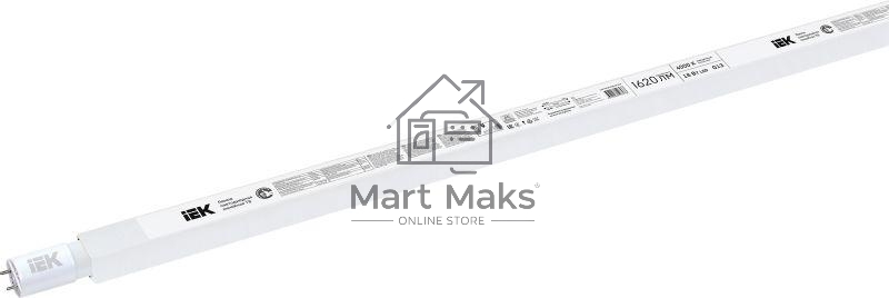 Лампа светодиодная Iek LLE-T8-18-230-40-G13 ECO T8 линейная 18Вт 230В 4000К G13 IEK (аналог люм.лампы 36Вт)