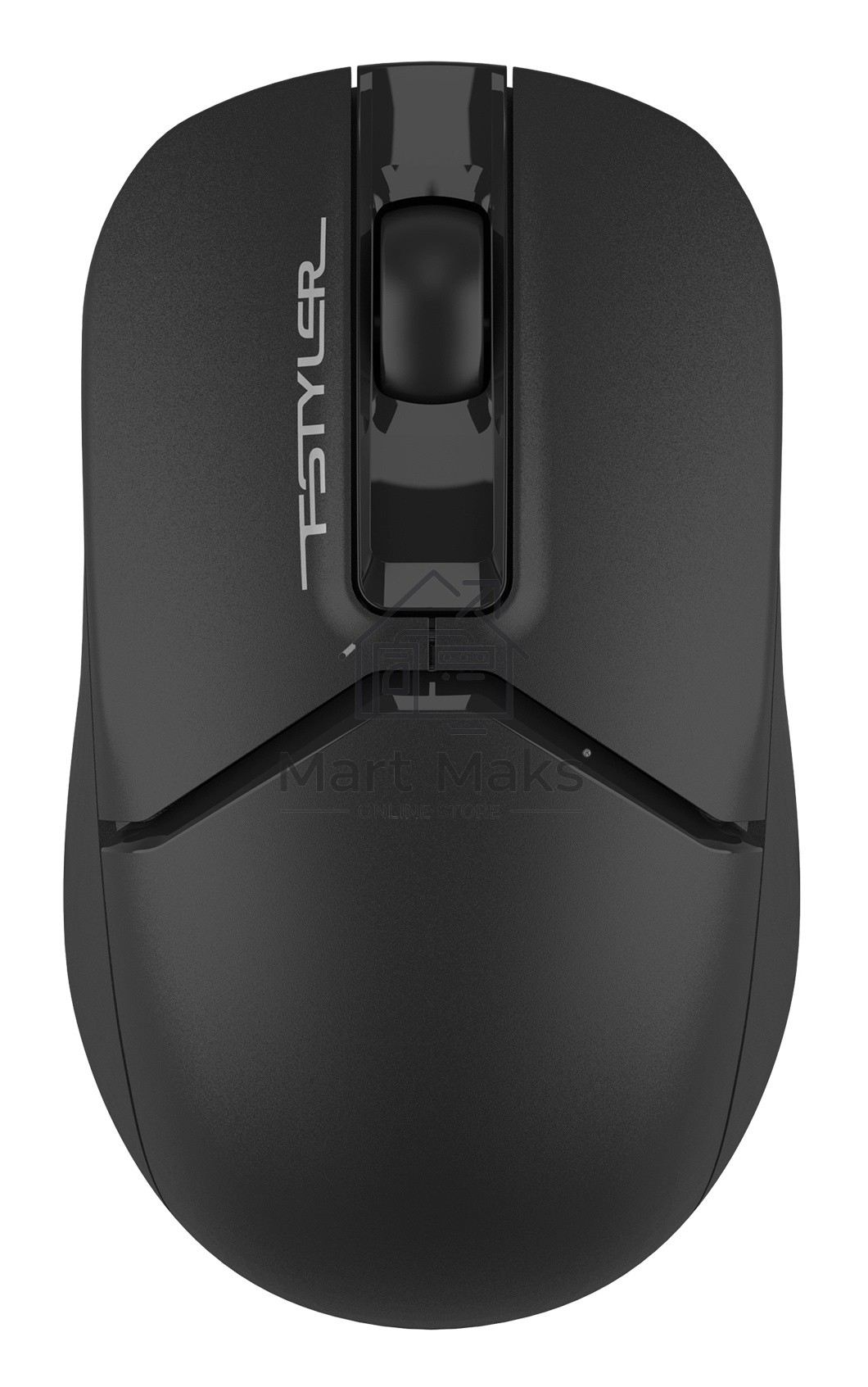 Мышь беспроводная A4Tech Fstyler FG12S черный, 1200 dpi, радиоканал, USB, кнопки - 3