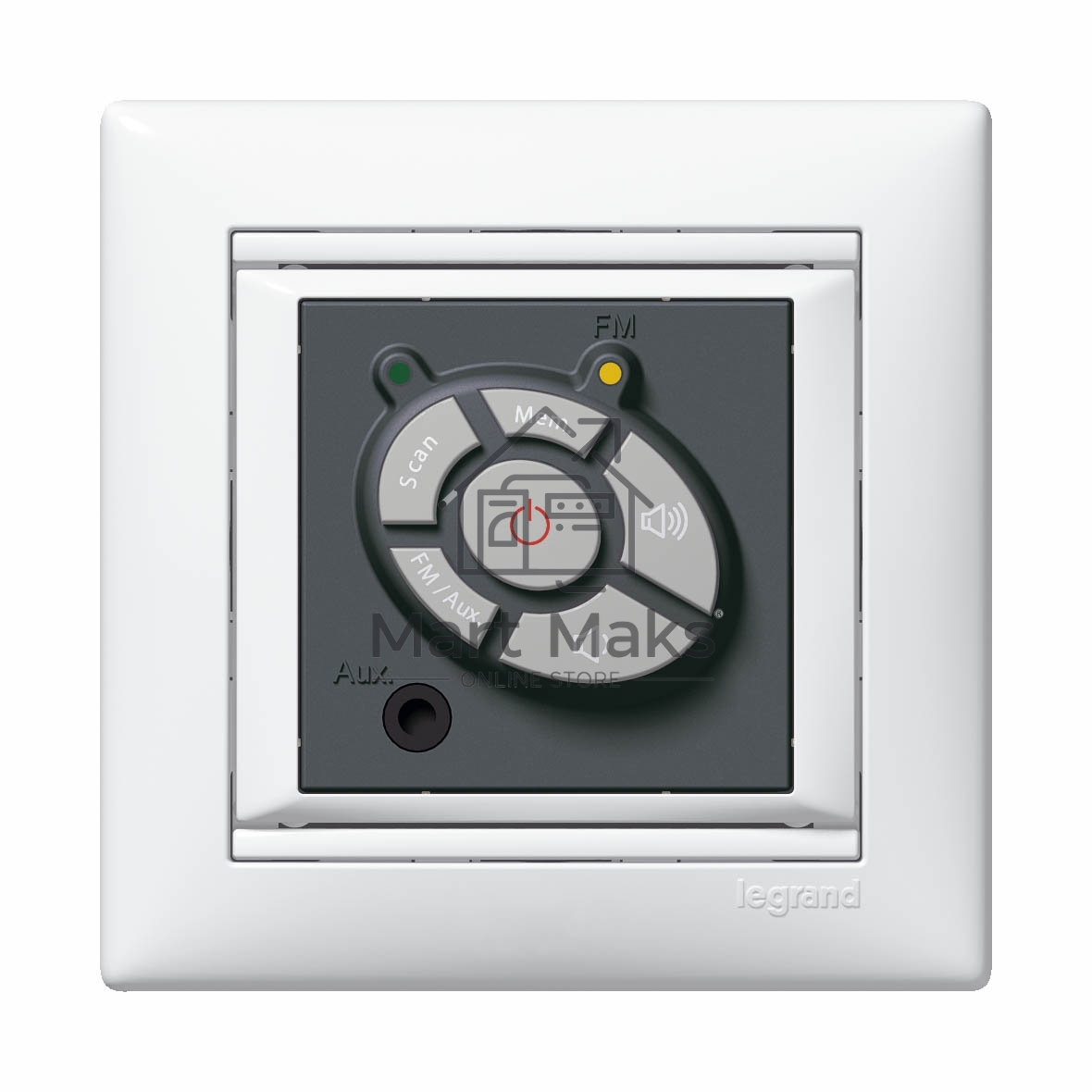 Рамка 1-м Valena белый Leg 774451