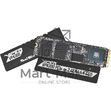Накопитель SSD Patriot Viper VP4300, 1Tb, PCIe 4.0 x4, M.2 2280, NVMe, R/W 7400/5500, с радиатором