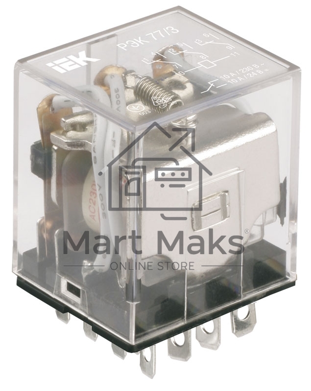 Реле РЭК 77-3 10А 220В АС ИЭК RRP10-3-10-220A
